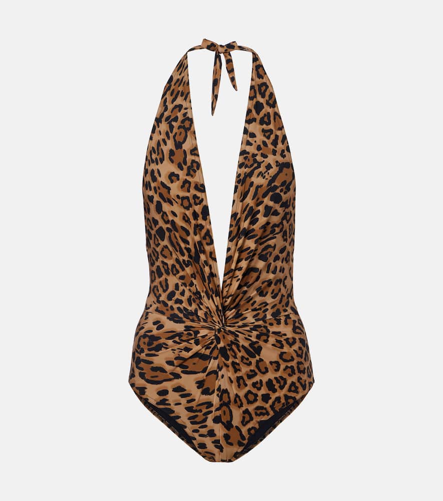 Ava leopard-print swimsuit