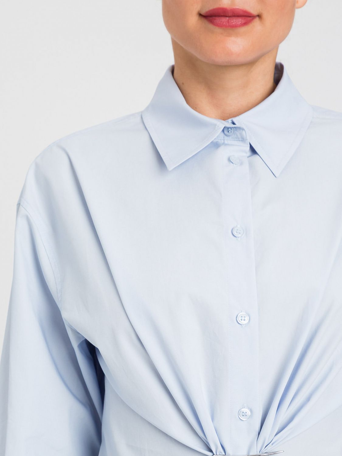 Shirt Woman color Gnawed Blue