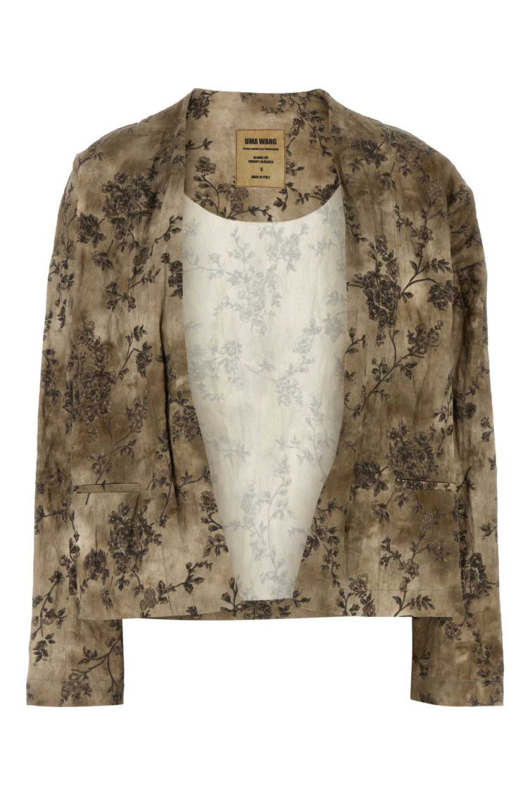 Printed Cotton Blend Klarke Blazer