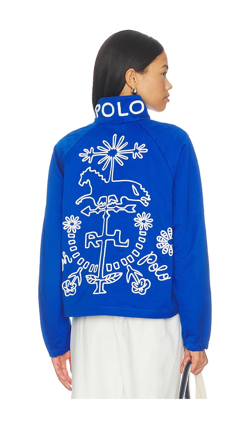 Polo Ralph Lauren Heritage Twill Windbreaker Jacket in Heritage Blue. L also in
