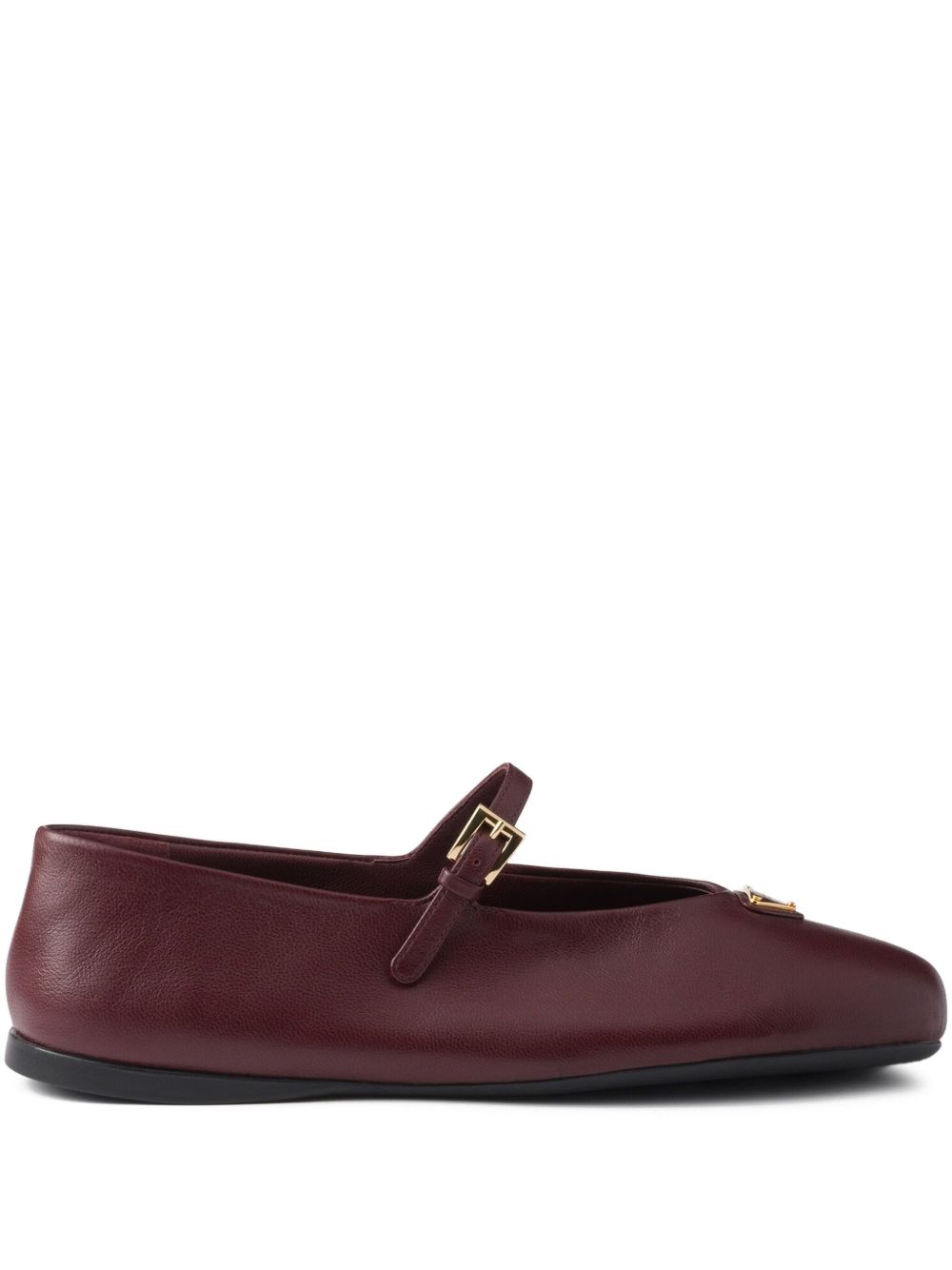 Prada leather ballet flats - Red
