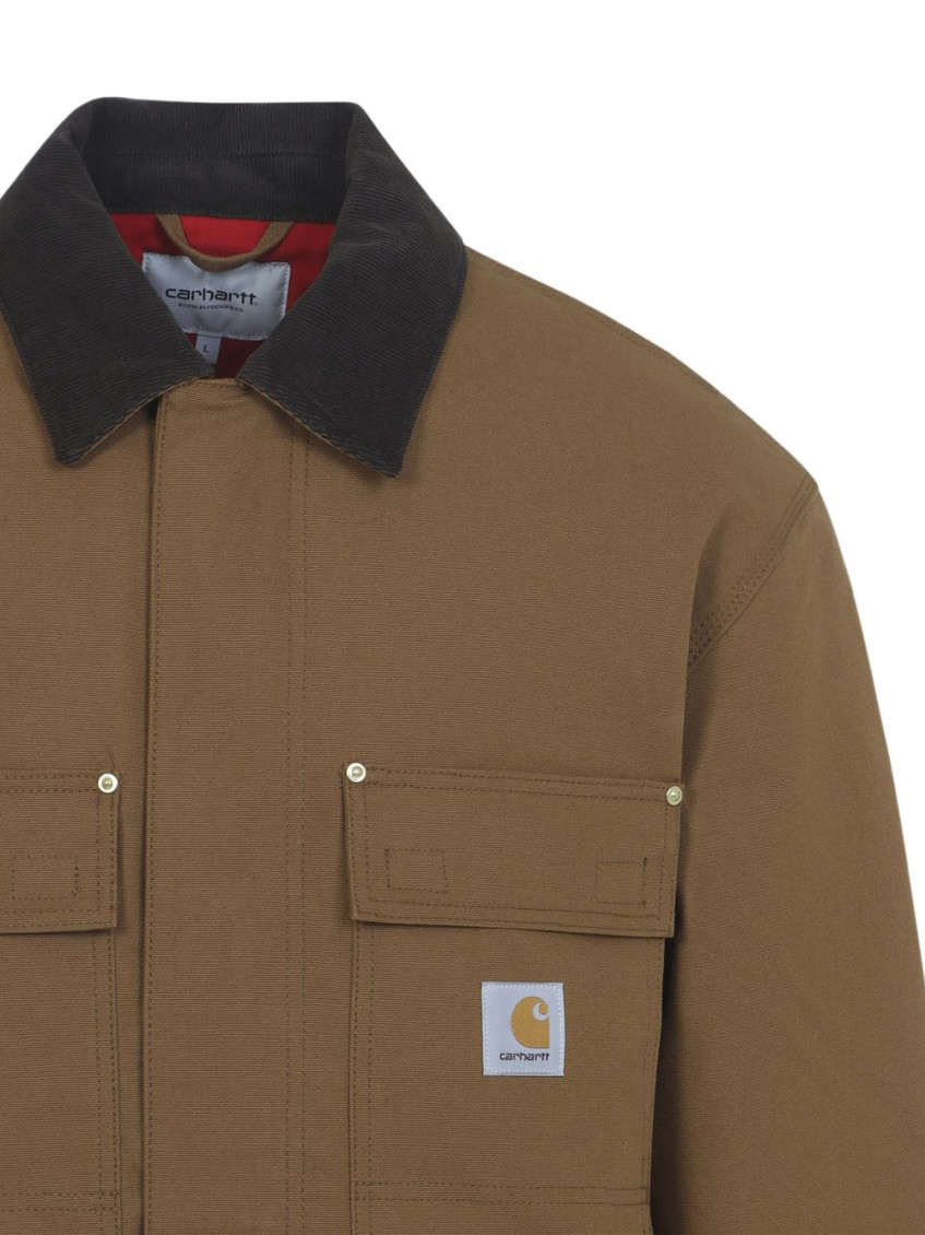 Brown Logo Arctic Coat