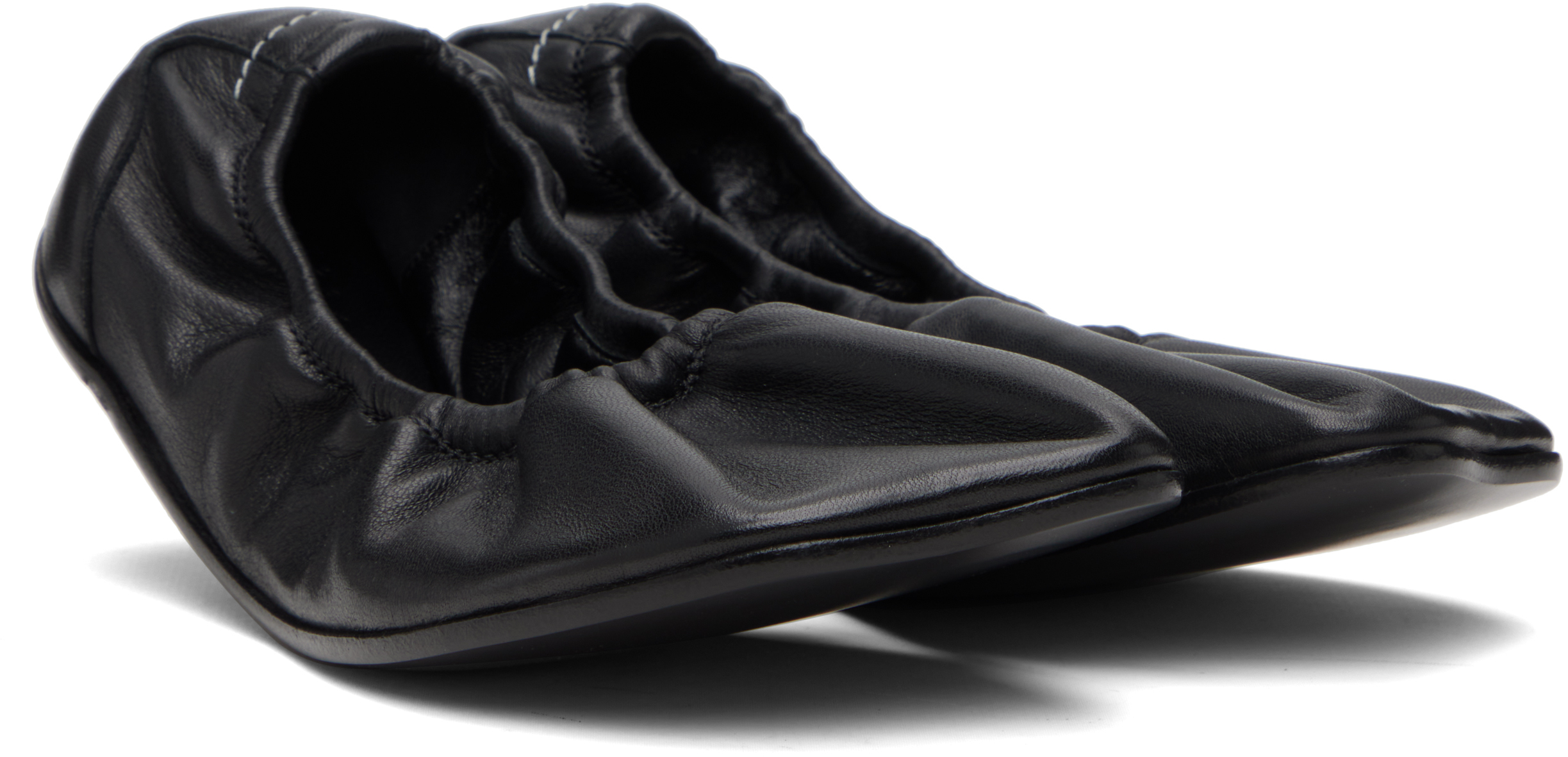 Black Anatomic Travel Ballerina Flats