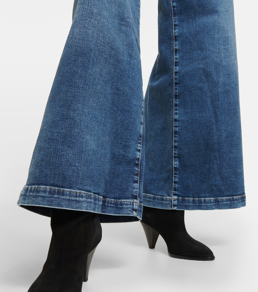 AG Jeans Stella high-rise wide-leg jeans