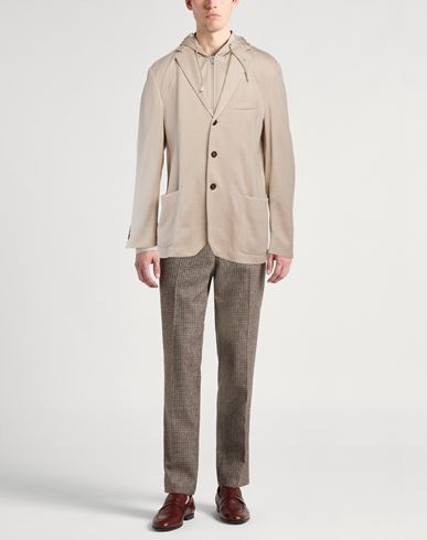 Platinum Man Jacket Beige Size 38 Silk, Cotton, Polyamide