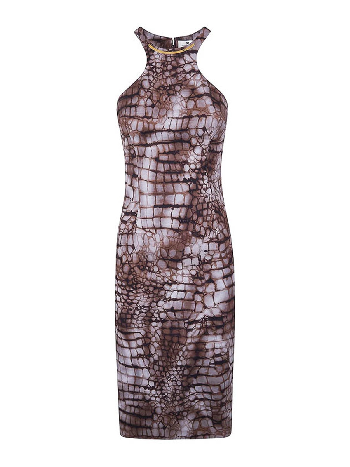 Animal-print Midi Dress