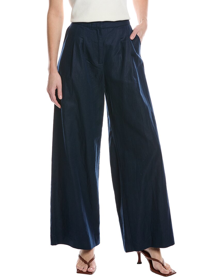 Amal Linen-Blend Pant