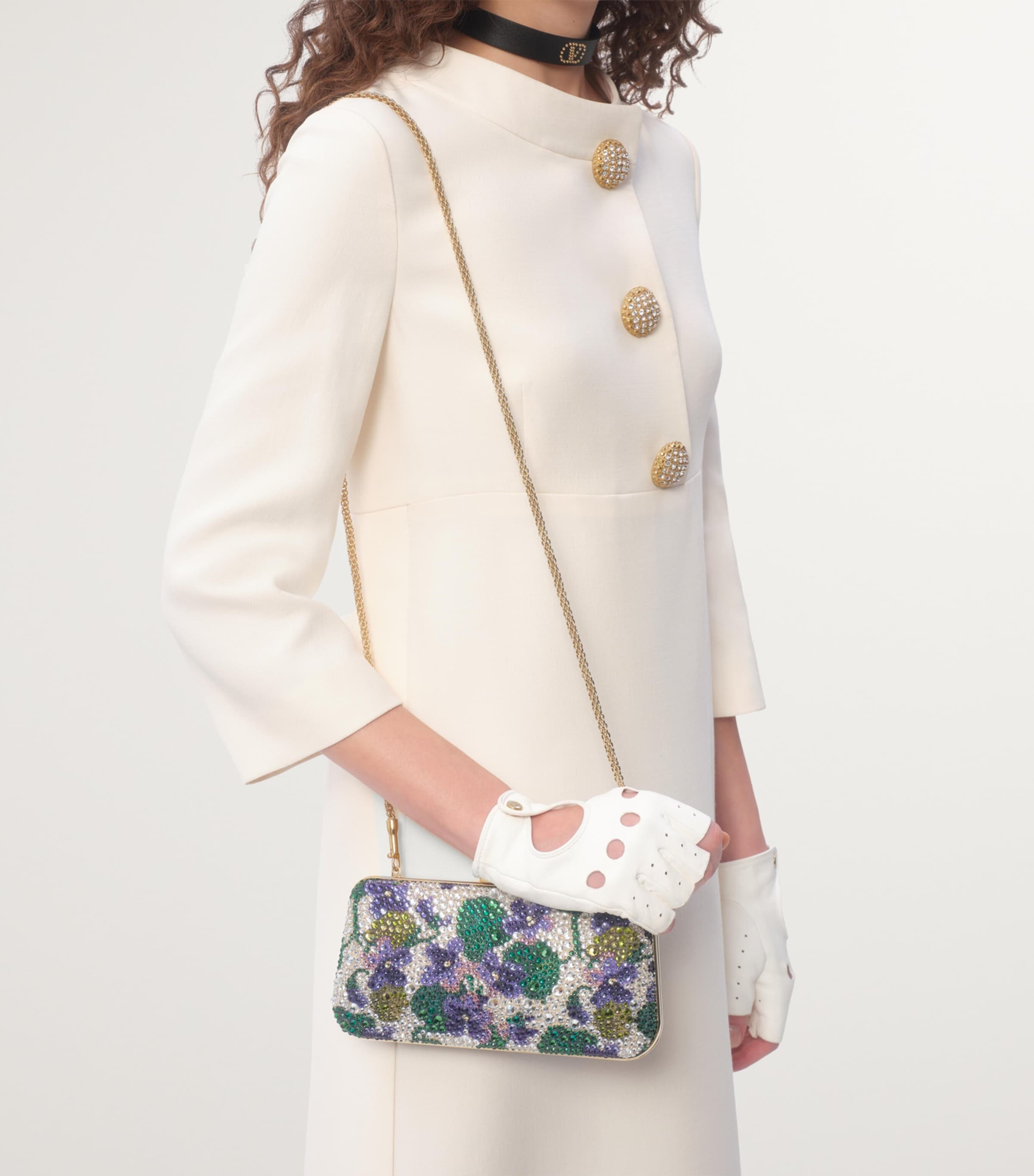 Virgin Wool-Silk Midi Dress