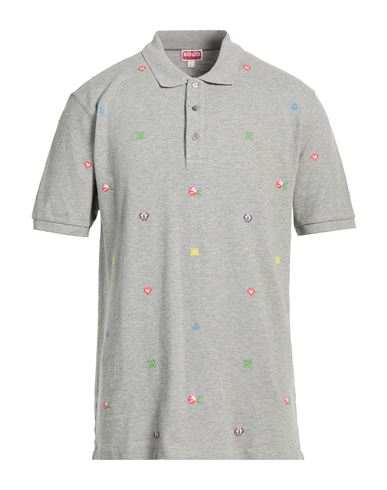 Man Polo shirt Light grey Size S Cotton