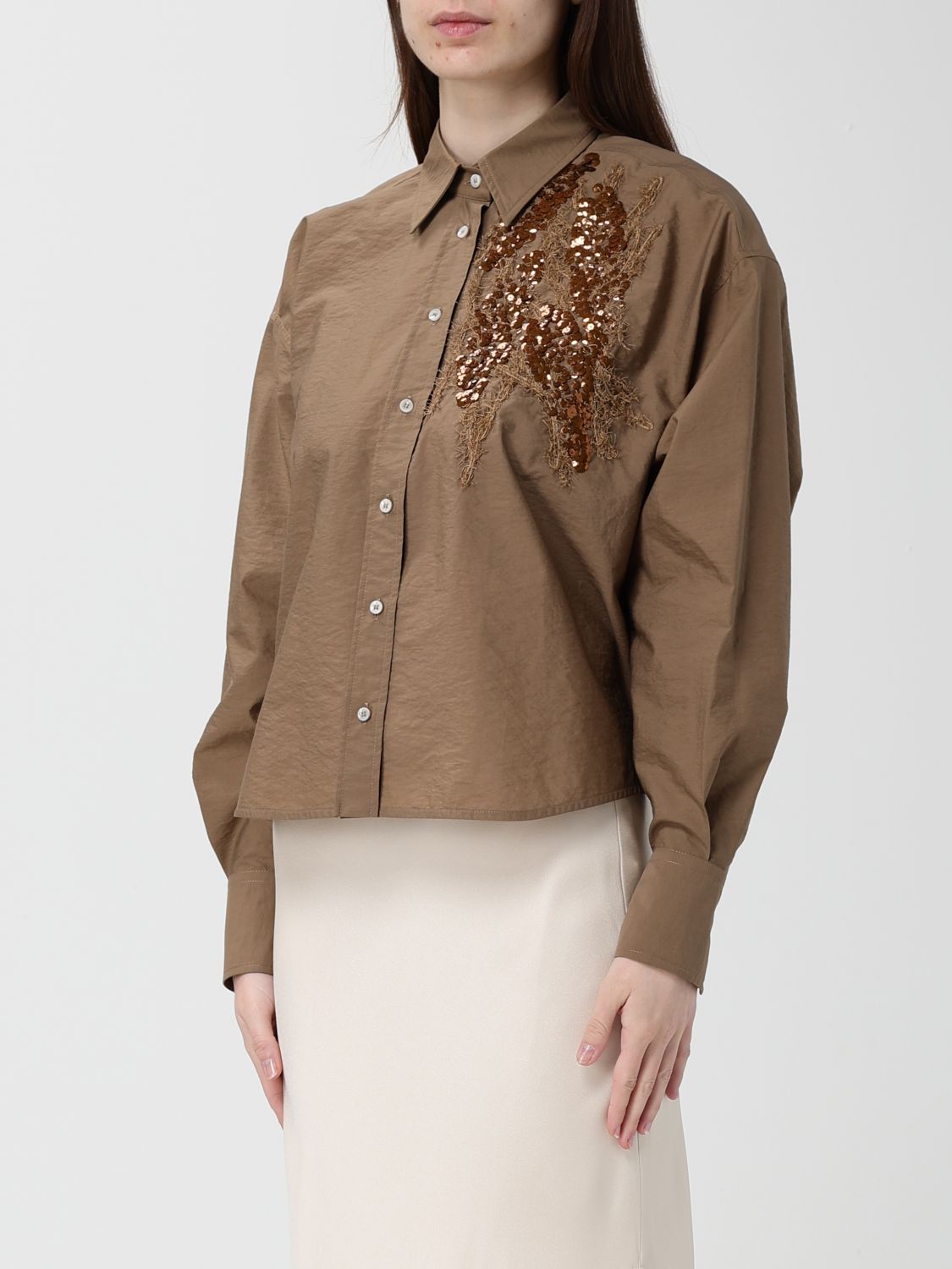Shirt Woman color Sand