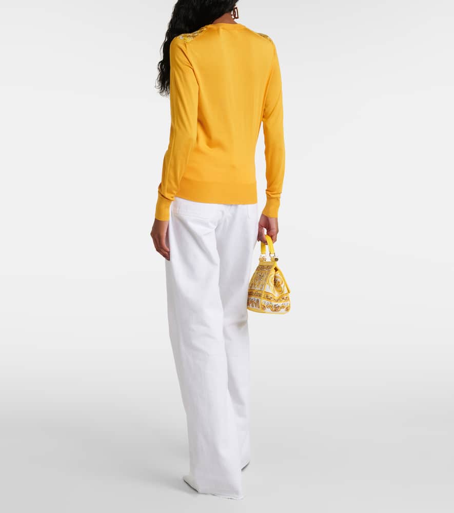 Majolica silk sweater
