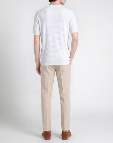 Man Sweater White Size XXL Cotton