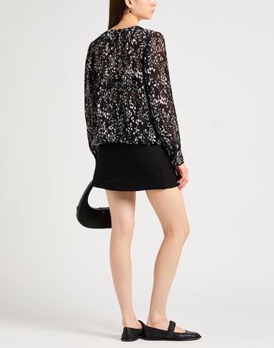 Woman Top Black Size 4 Polyester