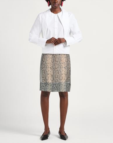 Woman Midi skirt Khaki