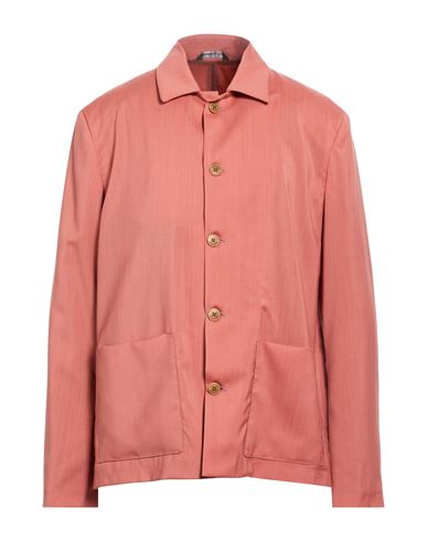Man Blazer Coral Size 38 Virgin Wool