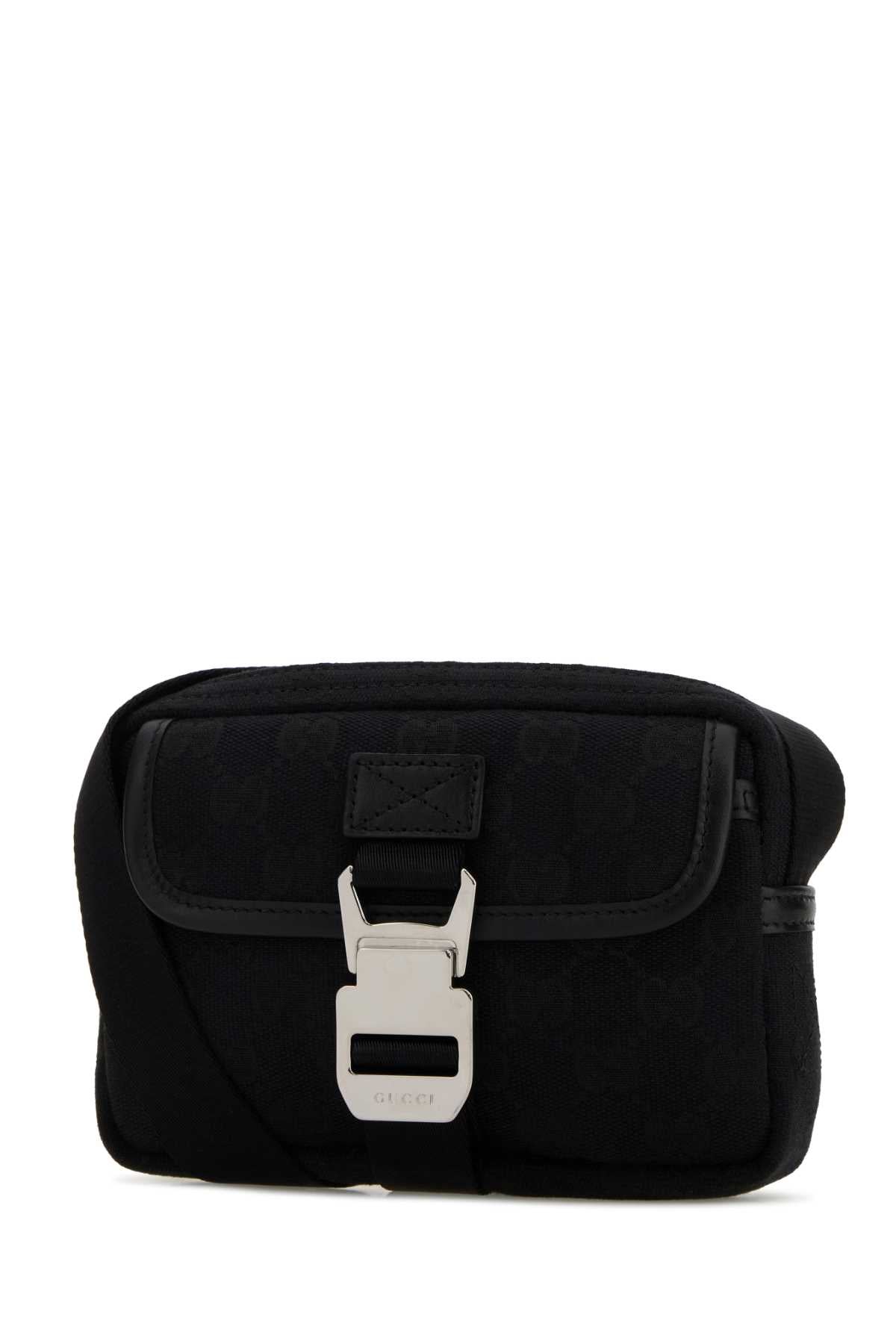Gucci Black Canvas Mini Crossbody Bag