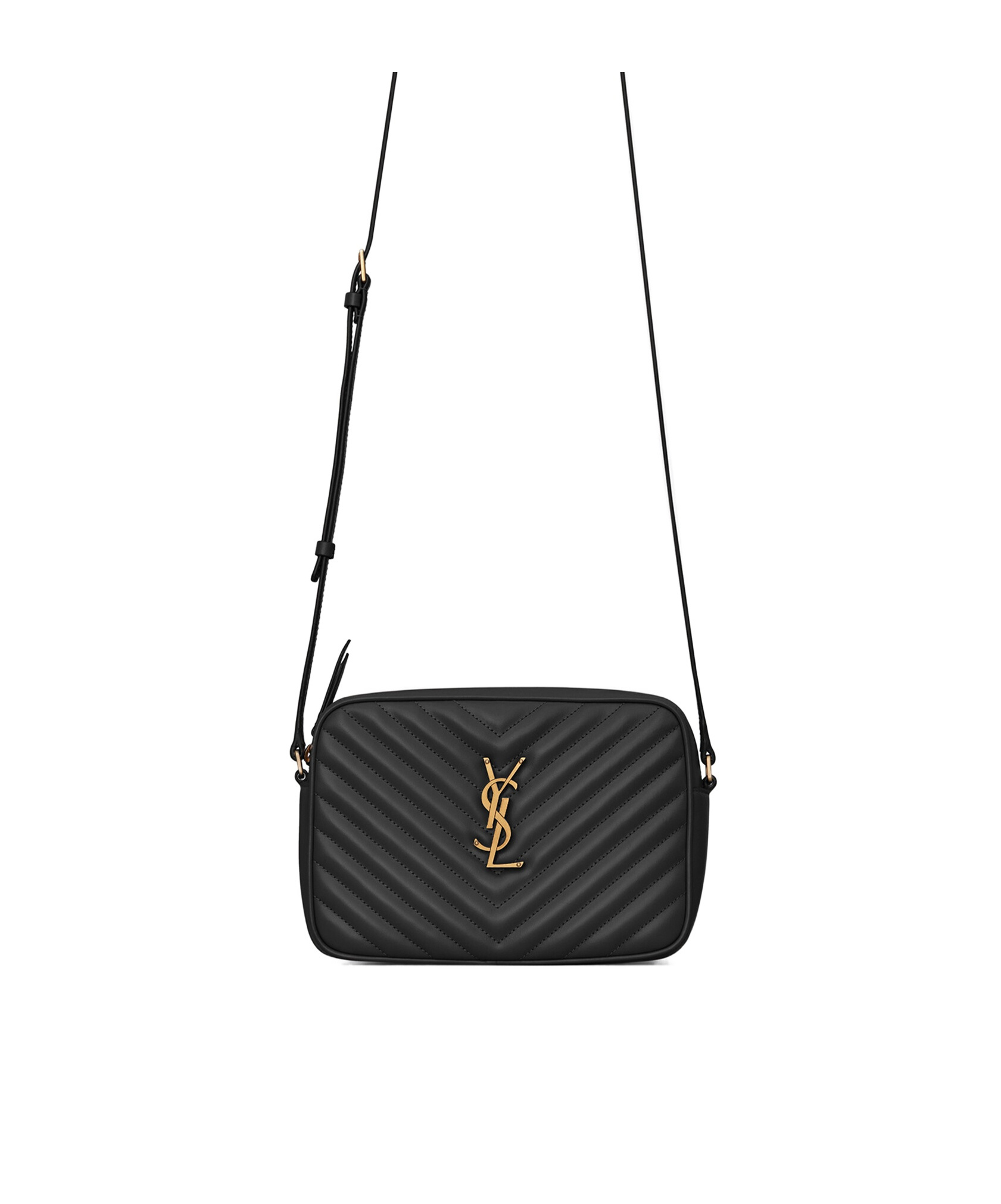 Lou camera bag in quilted leather