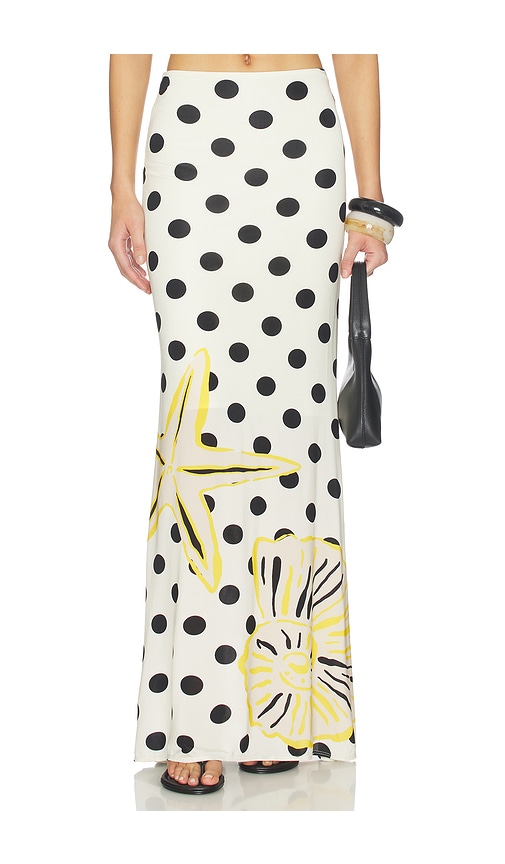 Cala de la Cruz Halia Skirt in Cream. - XS also in S, M
