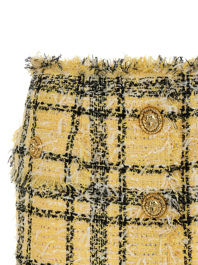 Lurex Tweed Skirt