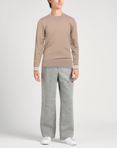 Man Sweater Beige Size L Viscose, Polyester, Nylon