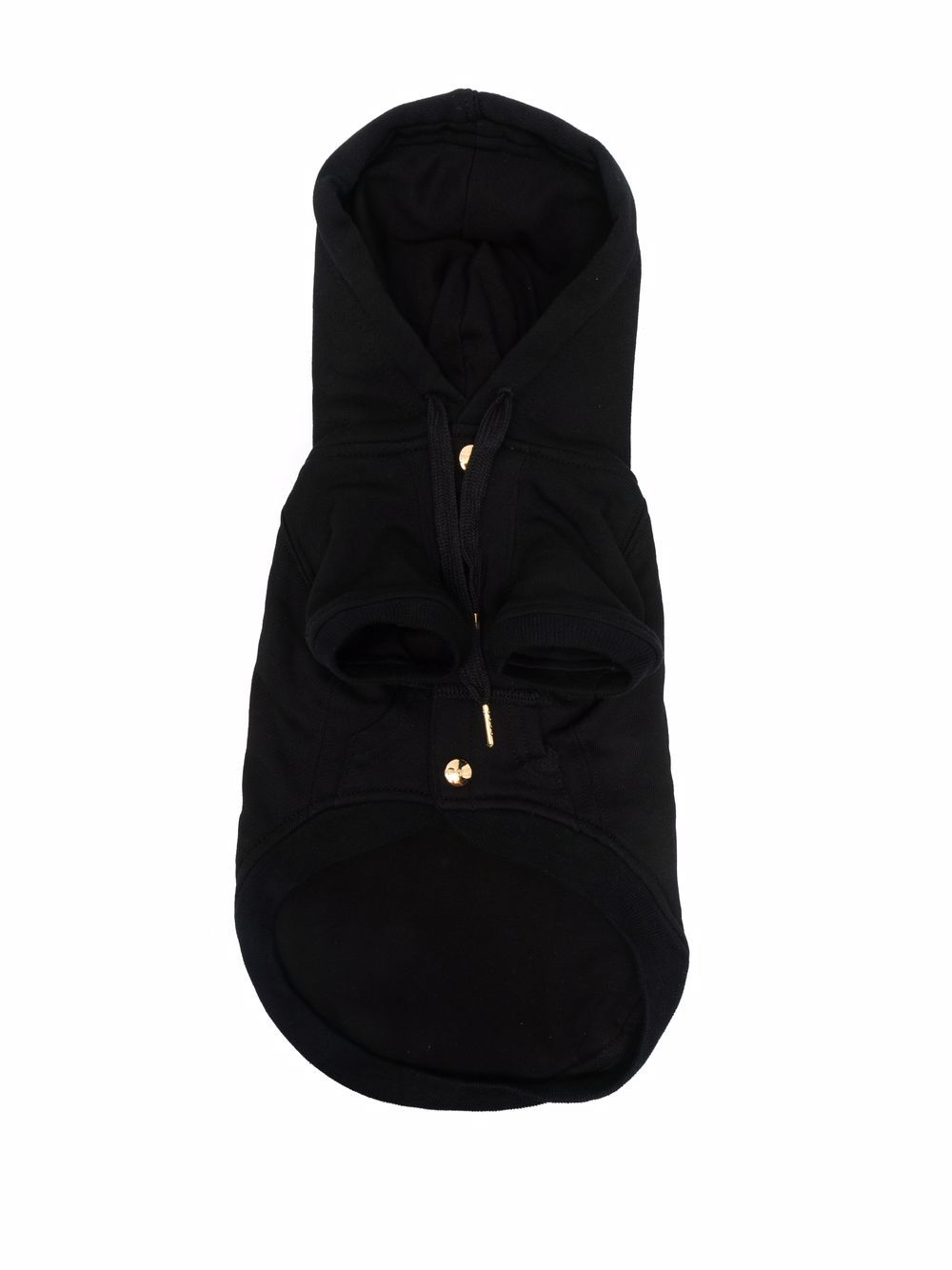 Logo-print hooded pet vest - Black