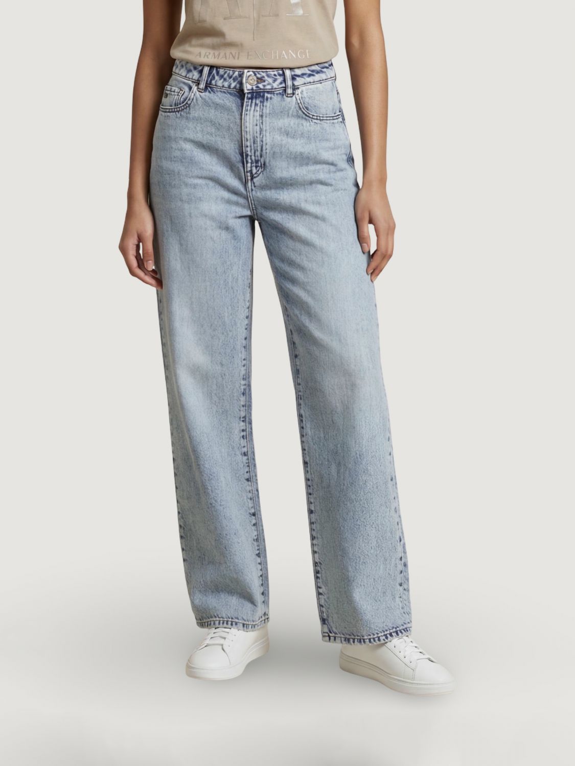 Jeans Woman color Stone Washed