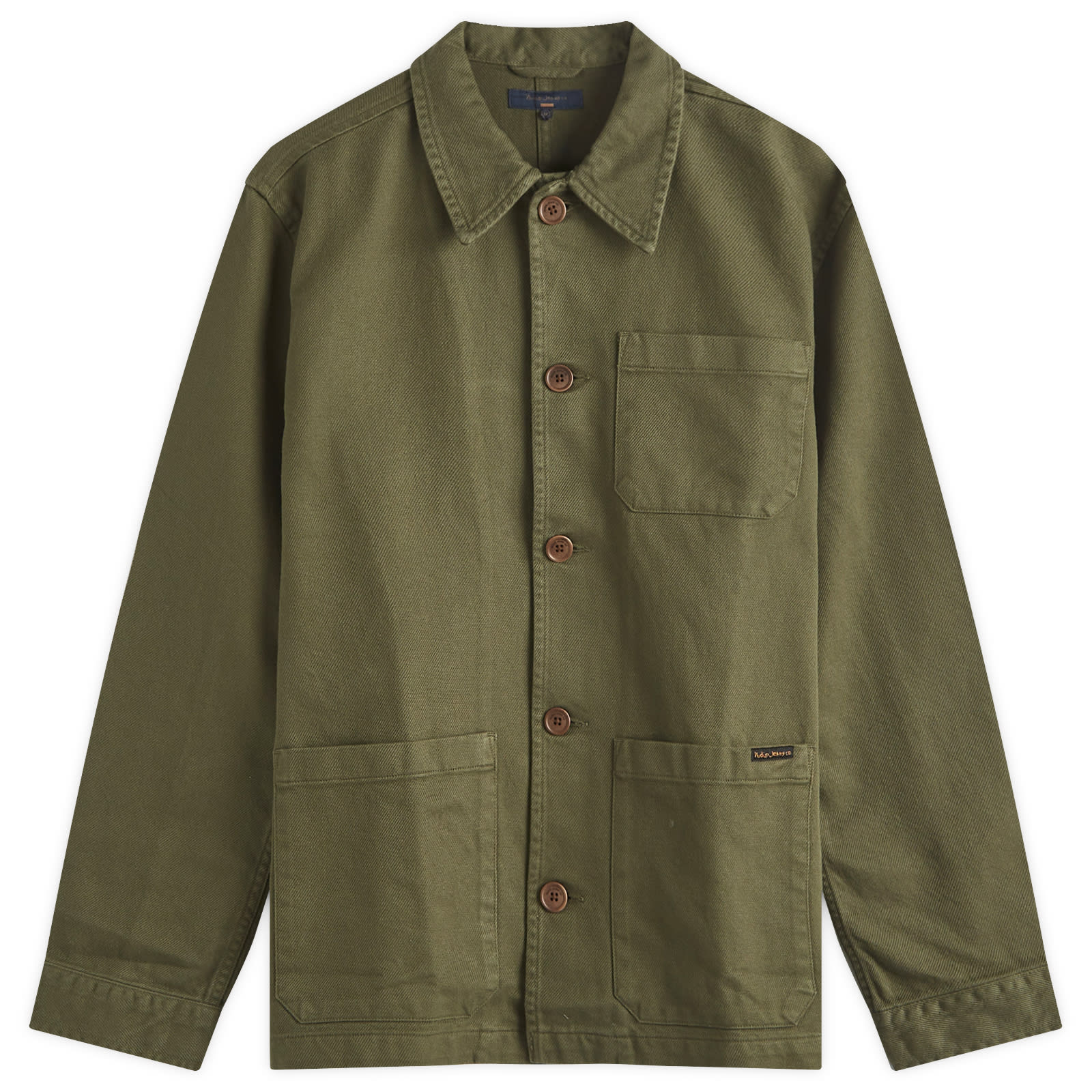 Nudie Jeans Co Men's Nudie Barney Worker Jacket in Olive