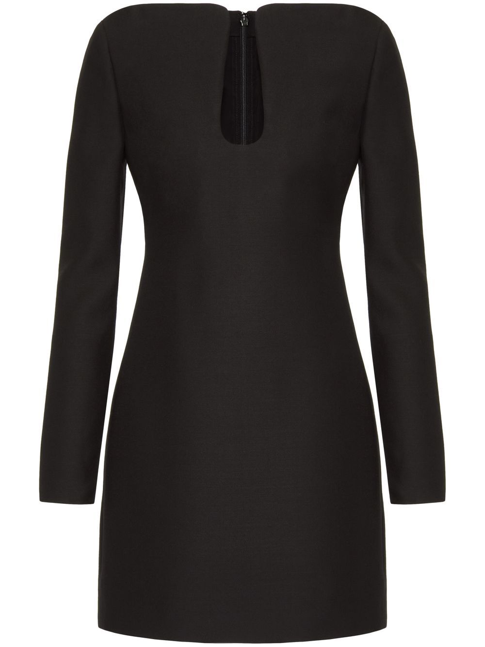 Crepe Couture short dress - Black