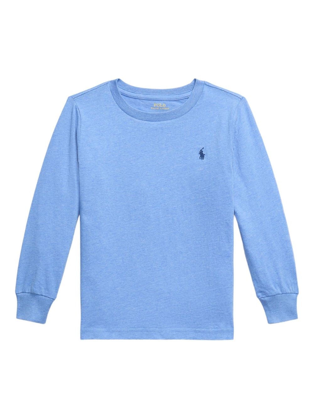 Long-sleeved cotton T-shirt - Blue