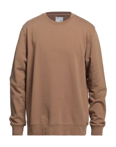 Man Sweatshirt Camel Size S Organic cotton
