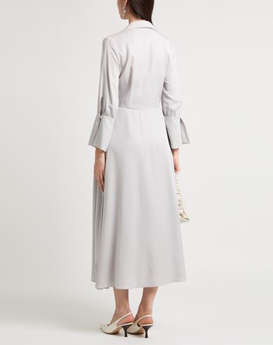Woman Maxi dress Grey Size 6 Tencel