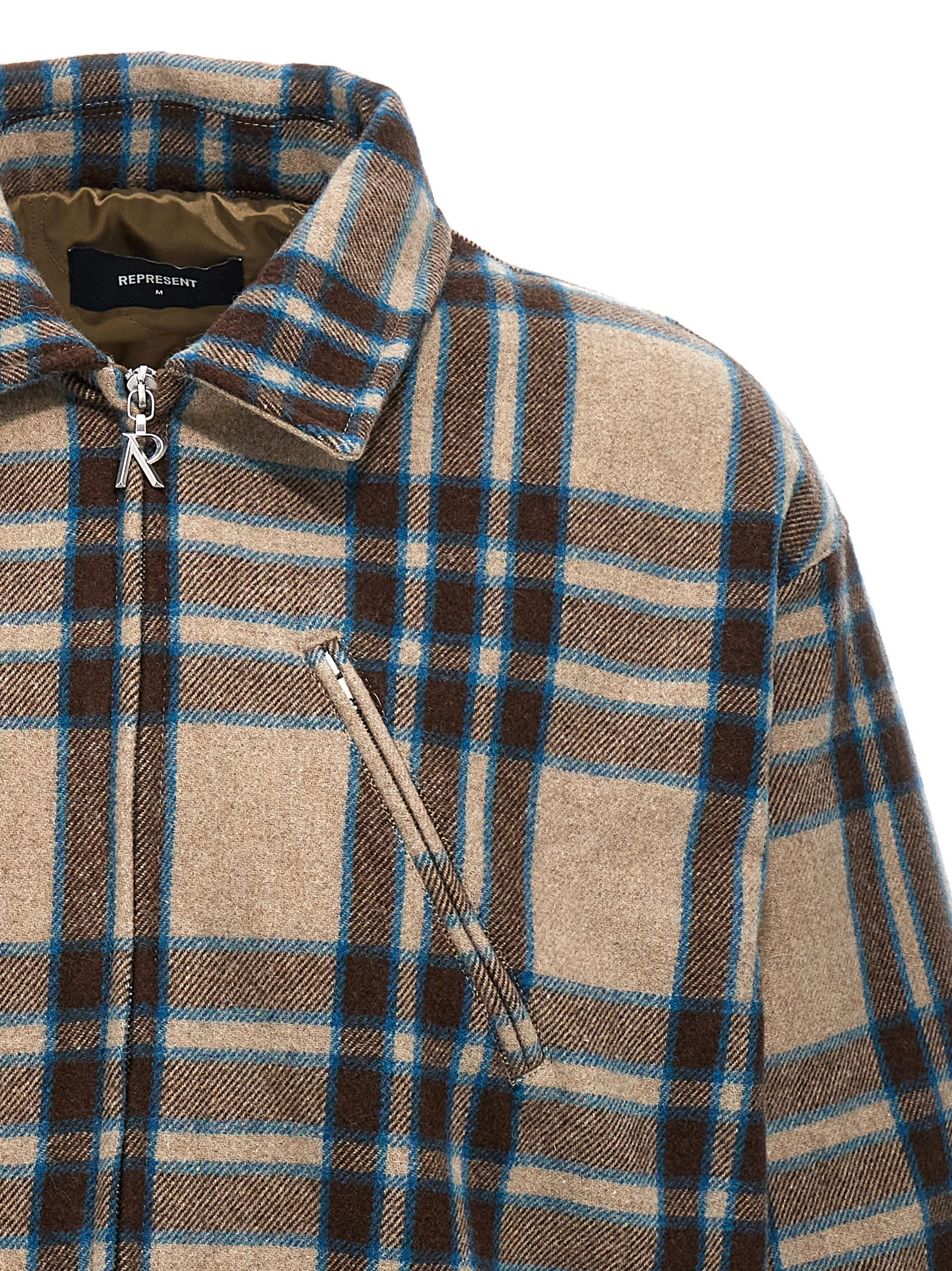 Plaid-check flannel shirt - BROWN CHECK