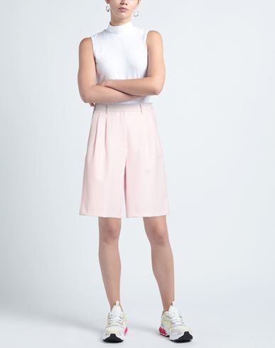 Woman Shorts & Bermuda Shorts Pink Size 10 Polyester, Elastane