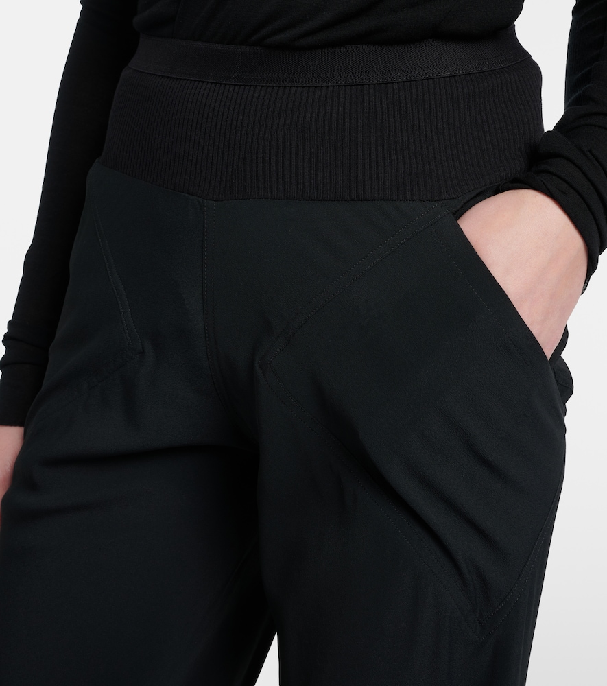 Bias wide-leg pants