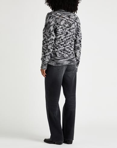 Woman Turtleneck Light grey Size L Wool, Polyamide