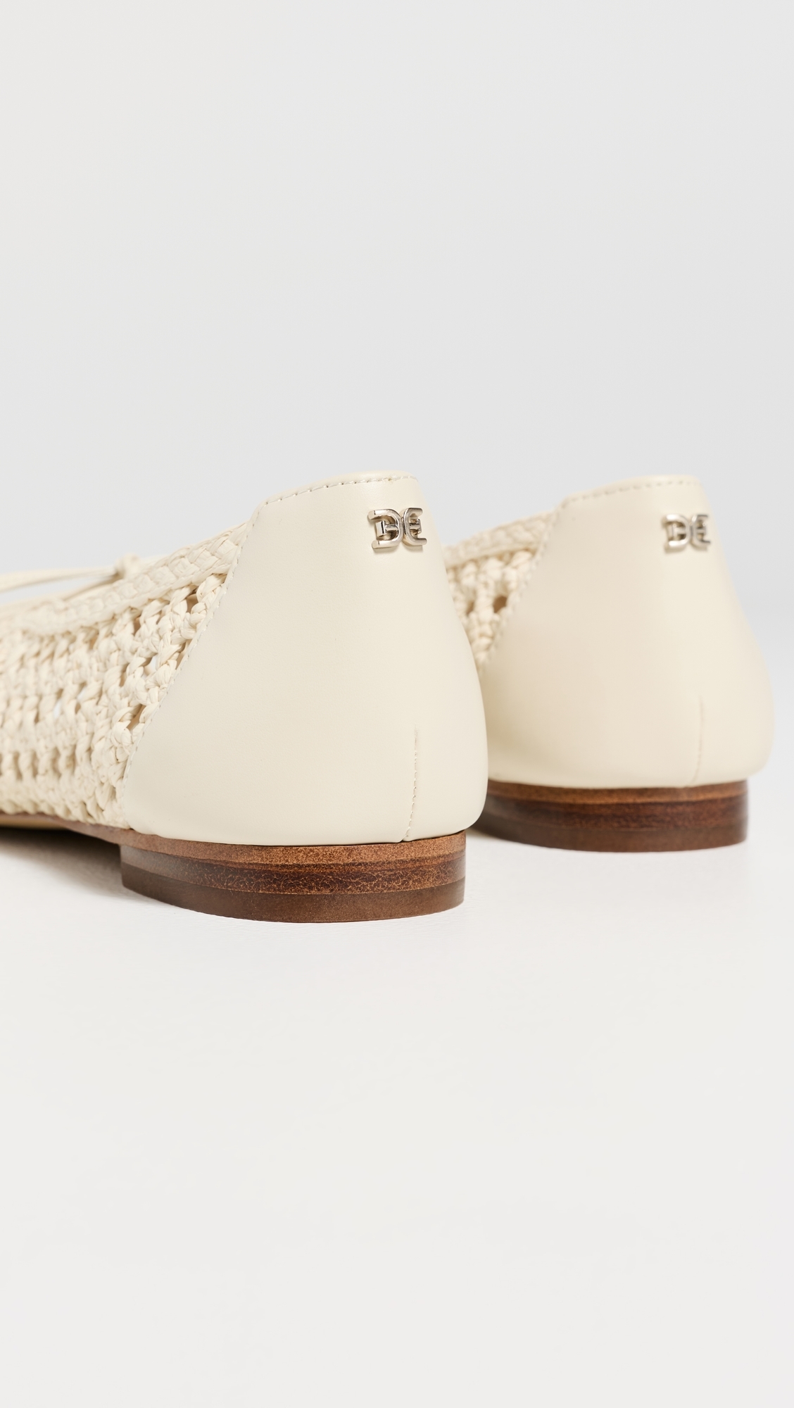 Marcie Woven Flats Modern Ivory Weave