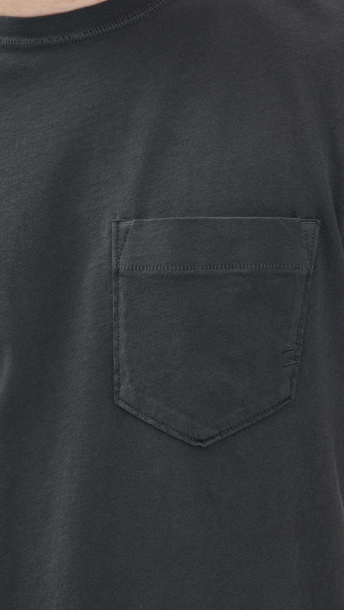 Billy Reid Washed Tee Black