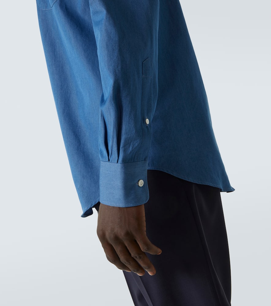 Cotton chambray shirt