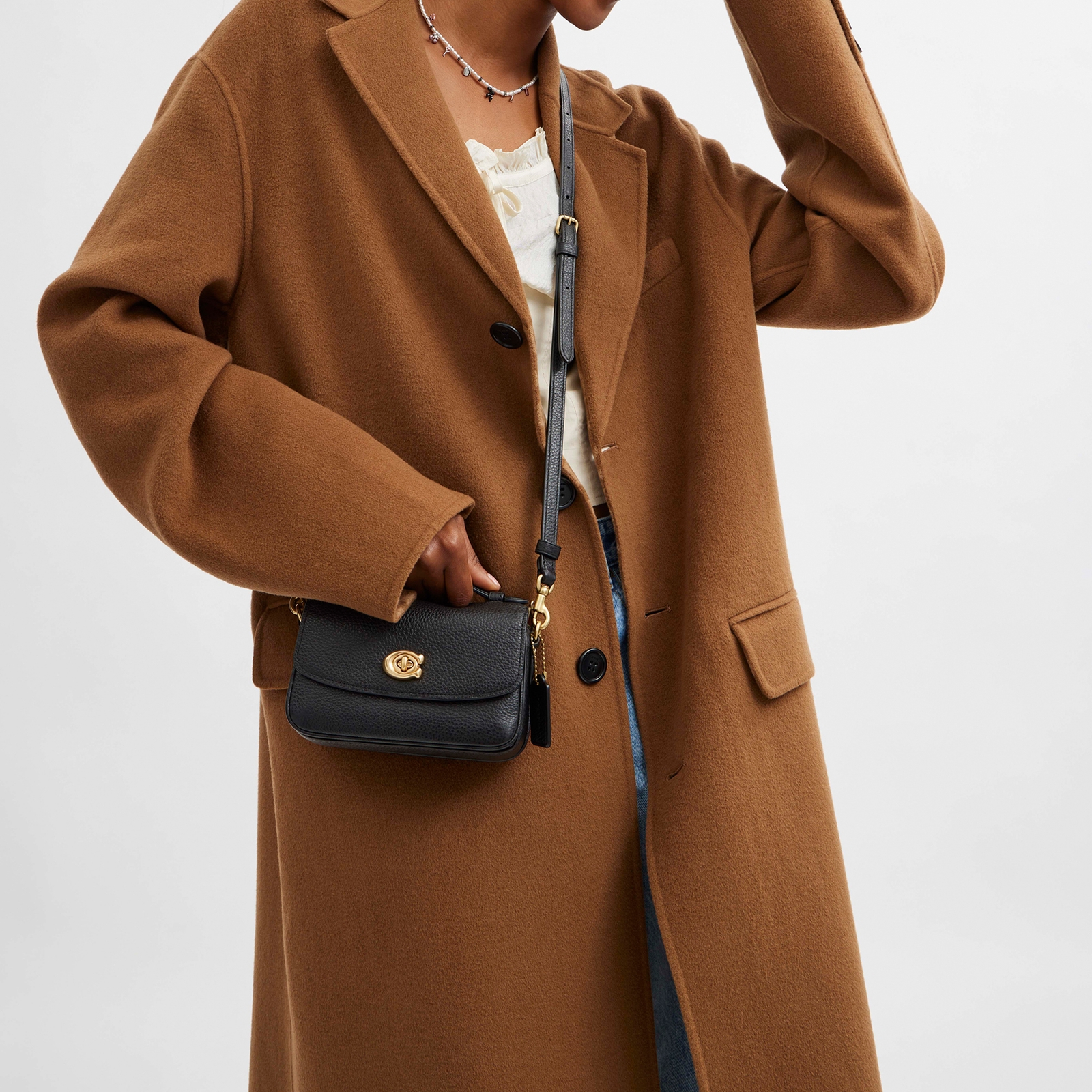 Coach Cassie 17 Leather Crossbody