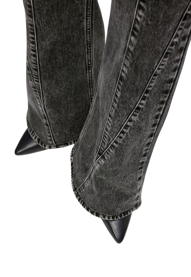 Black Loose High Rise Jeans