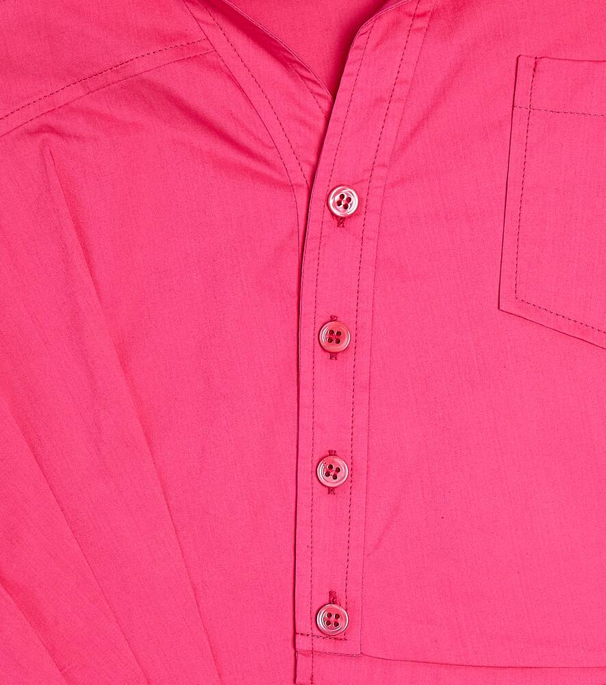 La Chemise Mejean linen and cotton top