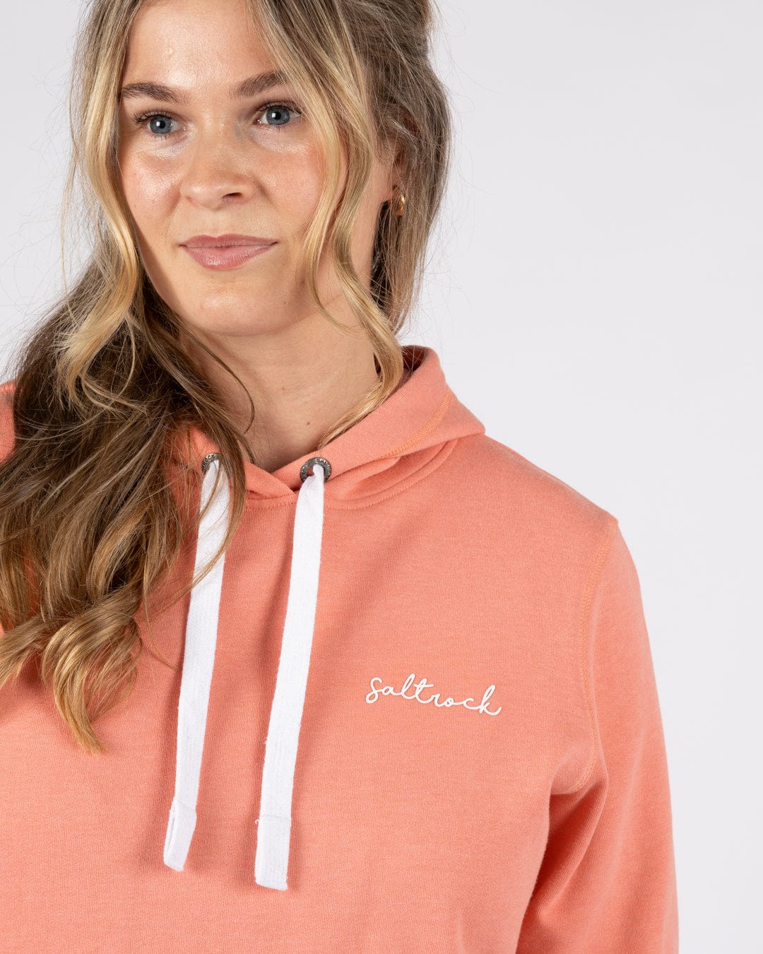 Saltrock Essential Womens Pop Hoodie in Orange