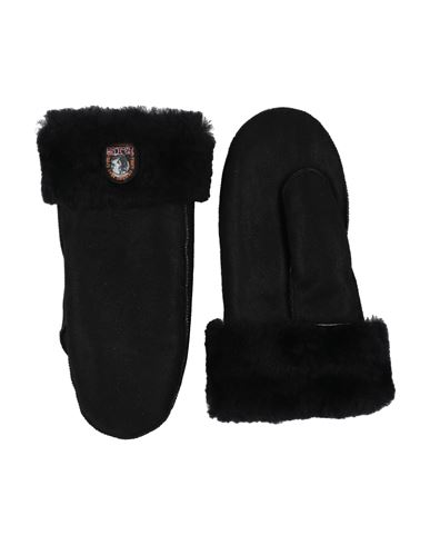 Woman Gloves Black Size L Sheepskin