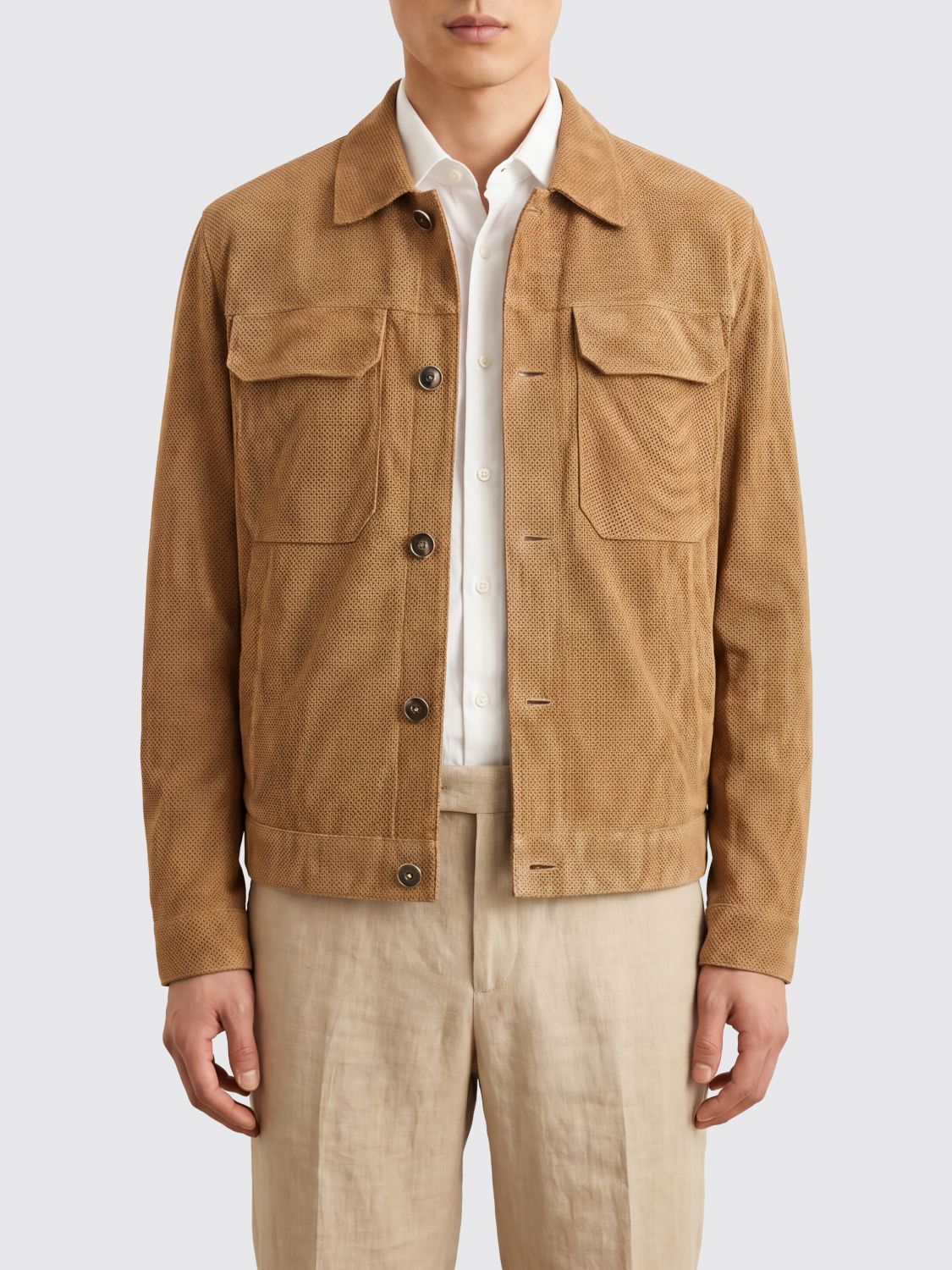 Jacket Men color Beige