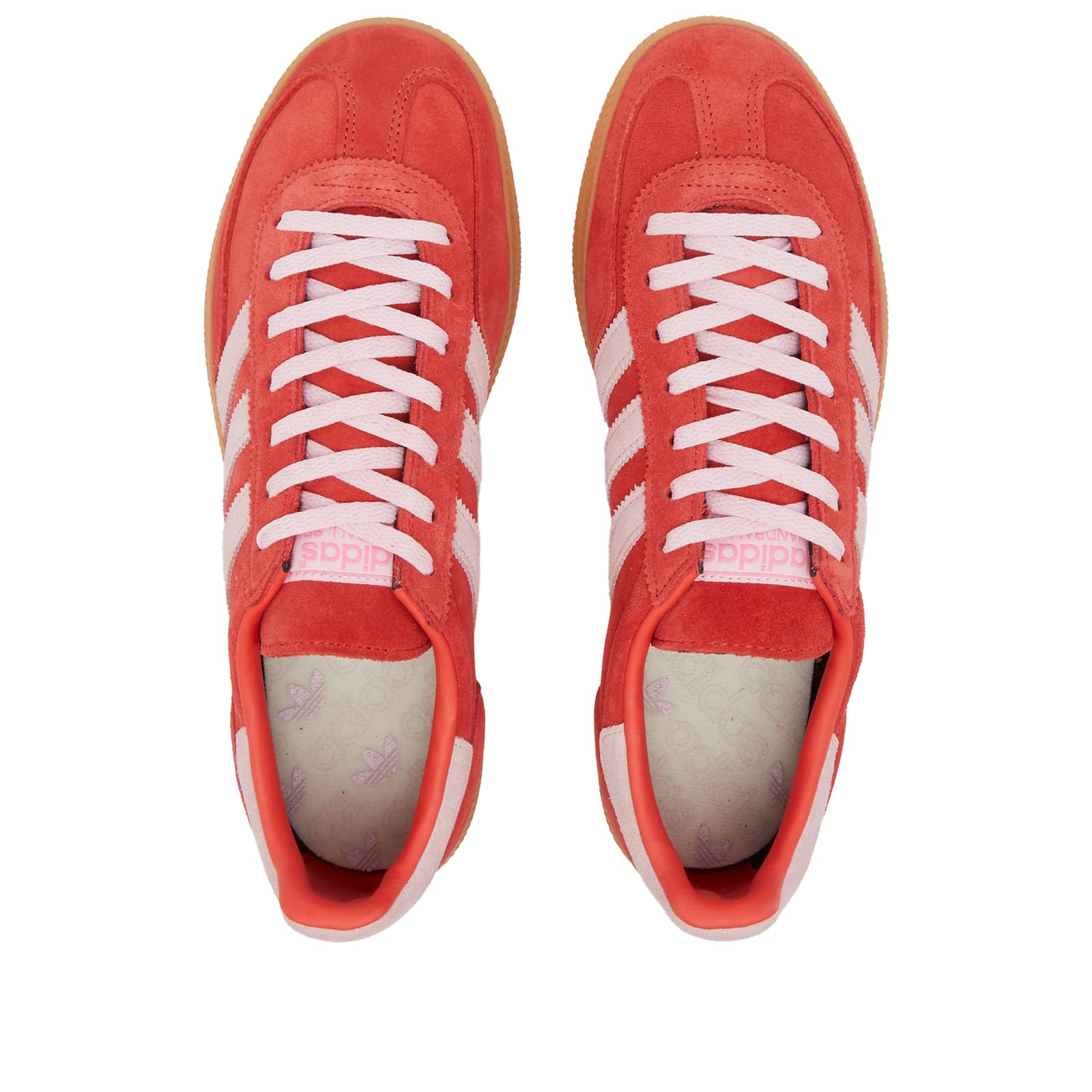 Handball Spezial Sneakers in Bright Red/Clear Pink/Gum