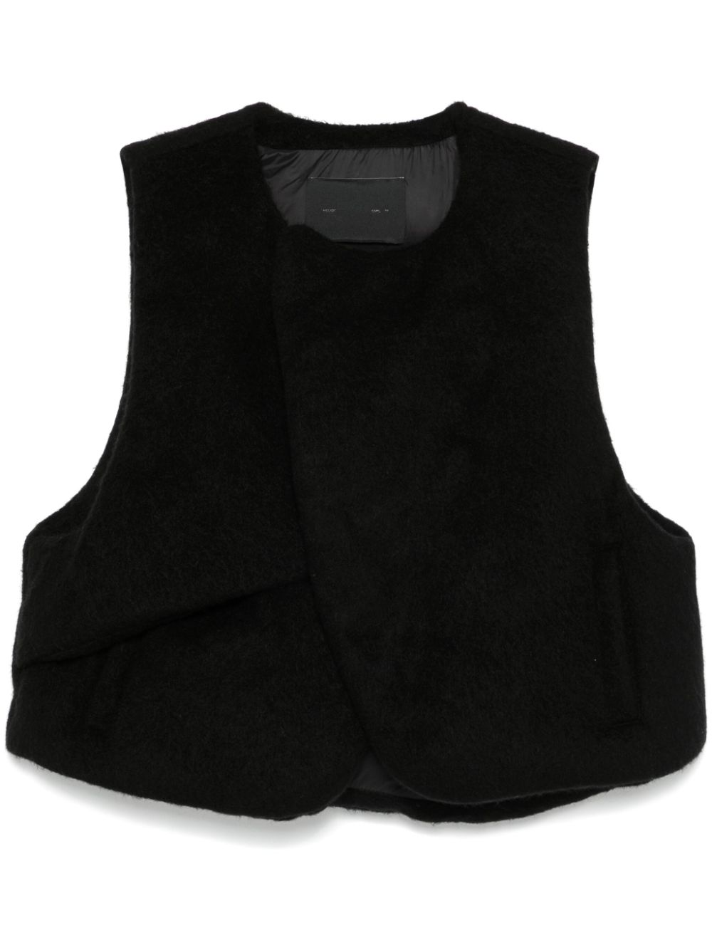 Felted gilet - Black