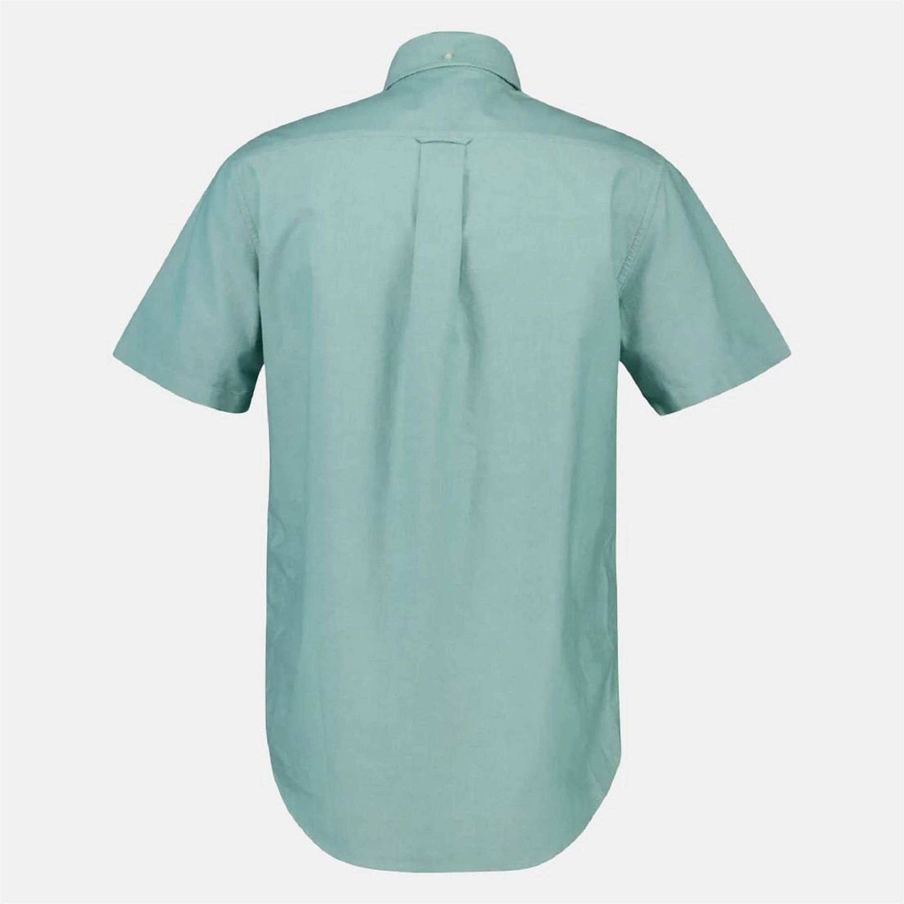 Gant Mens Fit Classic Short Sleeves Oxford Shirt in Green - Sma