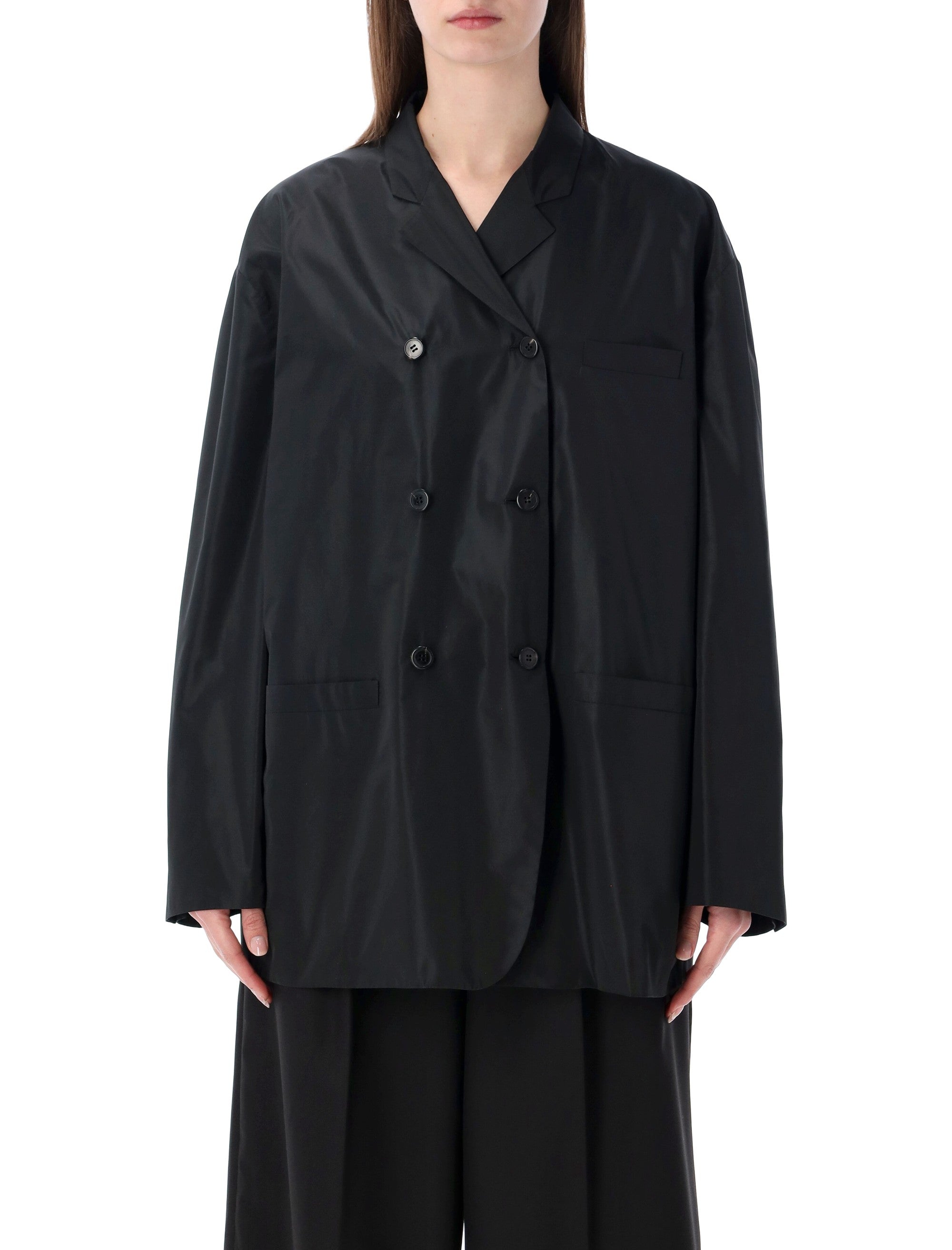 Double-breasted Technical Taffeta Jacket