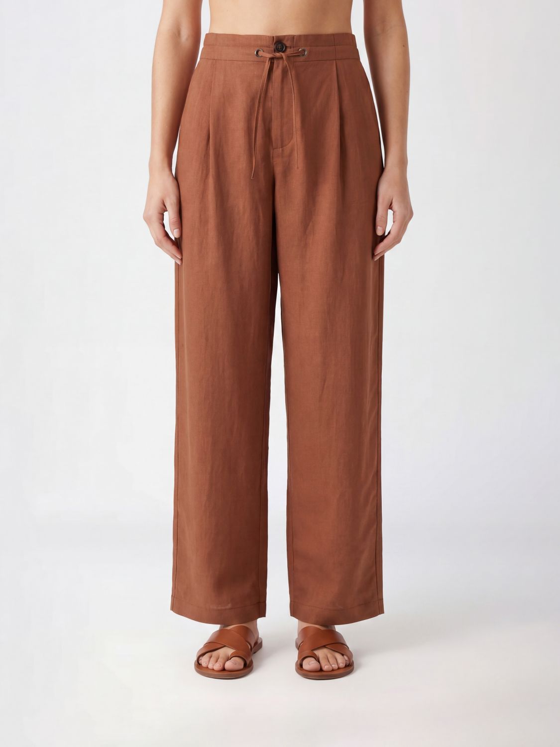 Pants Woman color Beige