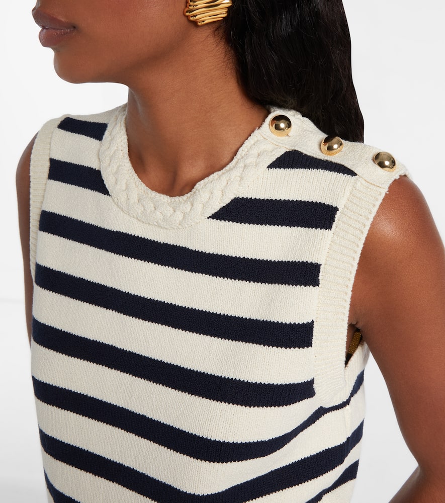 The Harbor cotton-blend sweater vest
